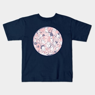 Npink Many Faces Kids T-Shirt